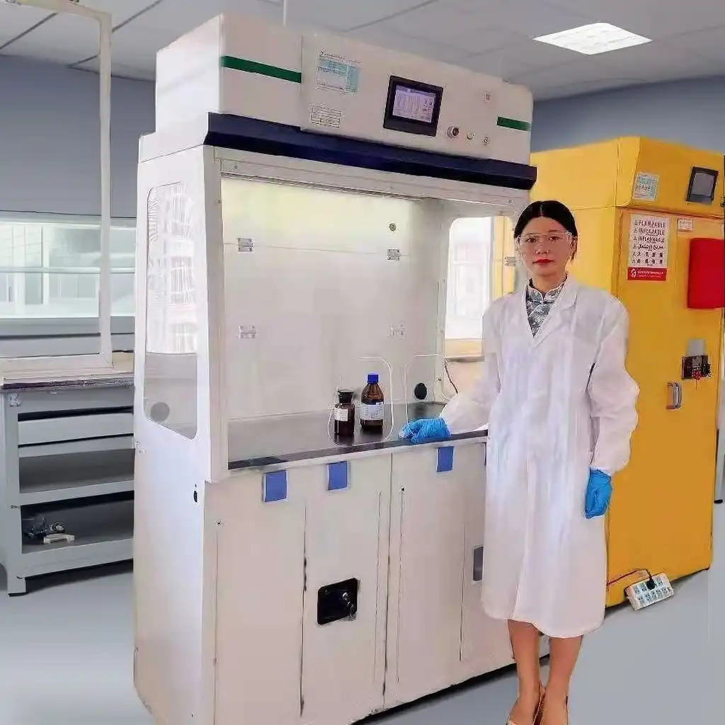 What are the advantages of using a recirculating fume cupboard?